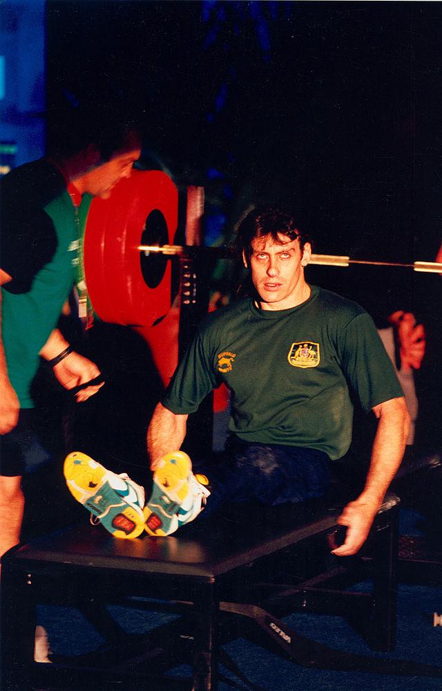Nicholson nació el 30 de junio de 1970 en Sydney, Nueva Gales del Sur. A los cuatro años enfermó y posteriormente perdió el uso de las piernas. A la edad de siete años, usó una patineta que le dieron sus padres para moverse por Canberra.