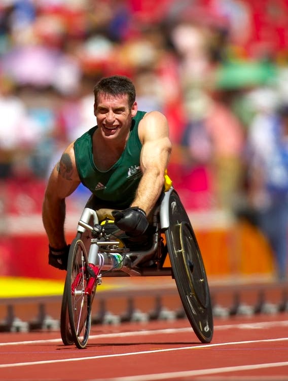 Los Juegos Paralímpicos de Sydney 2000 fueron un punto culminante en la carrera de Nicholson.